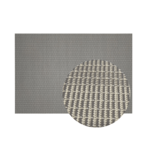 Tiara PVC Placemats – Jolly Silver - 1 Unit with Close-up