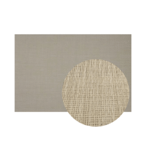 Tiara PVC Placemats – Mono Beige - 1 Unit with Close-up Main