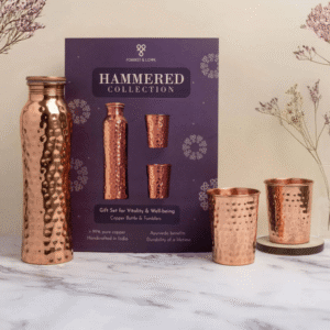 Hammered Copper Gift Set Lifestyle Main