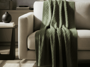 Interlace 100% Cotton Knitted Throw Lifestyle