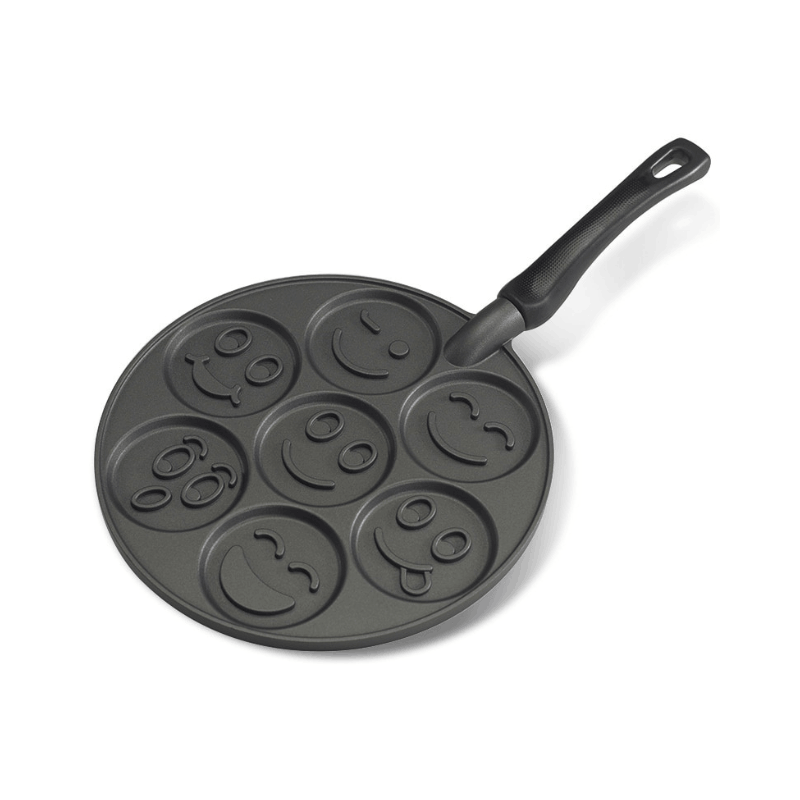 https://www.lcvdesignsndecor.co.za/shop/kitchen-dining/cooking-essentials/cookware/specialty-cookware/nordic-ware-smiley-face-pancake-pan/ Nordic Ware Smiley Face Pancake Pan Main