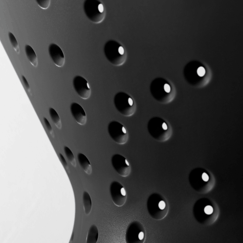 https://www.lcvdesignsndecor.co.za/shop/kitchen-dining/cooking-essentials/prep-tools/colanders-strainers/blim-plus-cosmo-colander-carbon-black/ Blim Plus Cosmo Colander Carbon Black Close-up