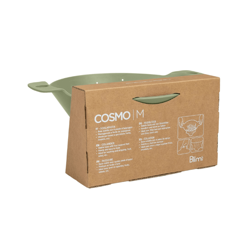 https://www.lcvdesignsndecor.co.za/shop/kitchen-dining/cooking-essentials/prep-tools/colanders-strainers/blim-plus-cosmo-colander-forest-dark/ Blim Plus Cosmo Colander Forest Dark Packaged Back View