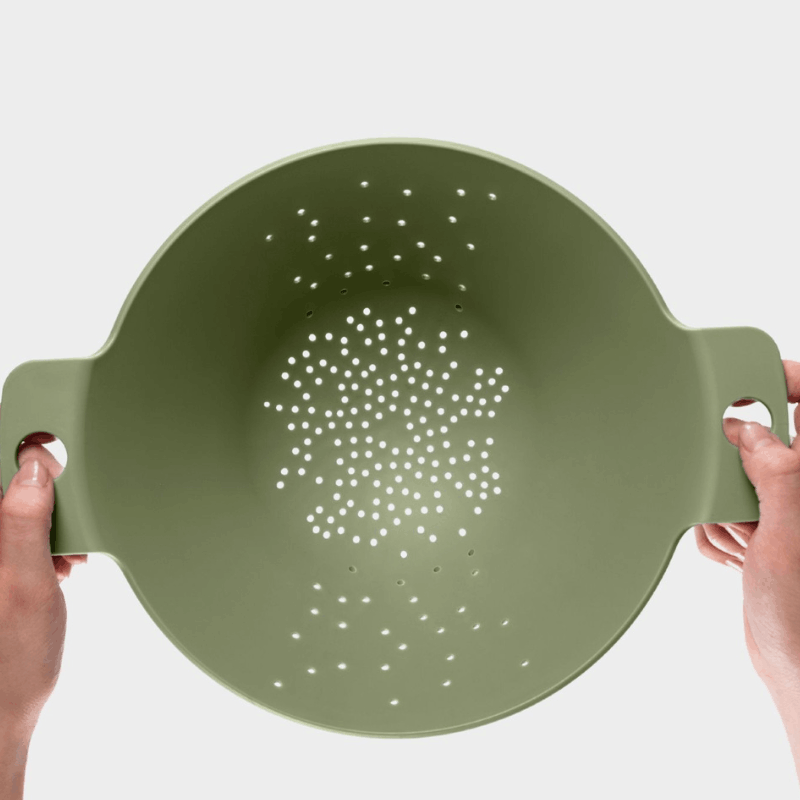 https://www.lcvdesignsndecor.co.za/shop/kitchen-dining/cooking-essentials/prep-tools/colanders-strainers/blim-plus-cosmo-colander-forest-dark/ Blim Plus Cosmo Colander Forest Dark Top View