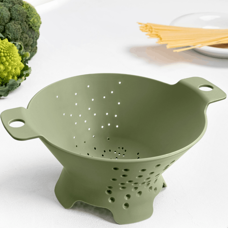 https://www.lcvdesignsndecor.co.za/shop/kitchen-dining/cooking-essentials/prep-tools/colanders-strainers/blim-plus-cosmo-colander-forest-dark/ Blim Plus Cosmo Colander Forest Dark Lifestyle Main