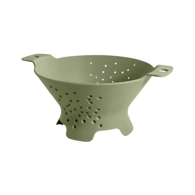 https://www.lcvdesignsndecor.co.za/shop/kitchen-dining/cooking-essentials/prep-tools/colanders-strainers/blim-plus-cosmo-colander-forest-dark/ Blim Plus Cosmo Colander Forest Dark Angle View