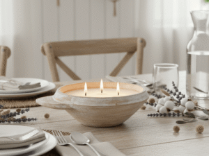 Mango Wood Bergamot Wax Candle Lifestyle 1