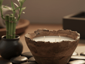 Mango Wood Midnight Rose Wax Candle Lifestyle 1