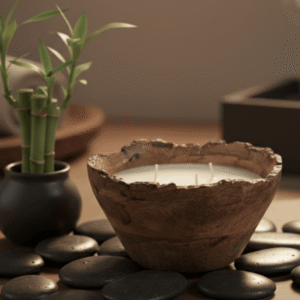 Mango Wood Midnight Rose Wax Candle Lifestyle 1