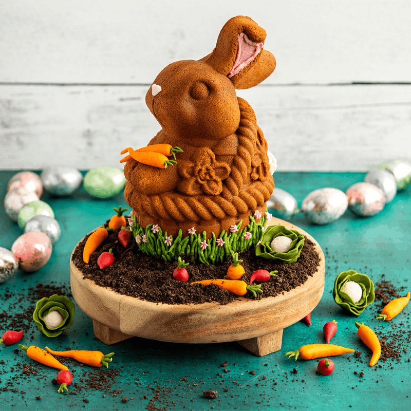 https://www.lcvdesignsndecor.co.za/shop/kitchen-dining/baking-essentials/bakeware/cake-pans-moulds/nordic-ware-bunny-in-basket-3d-cake-pan/ Nordic Ware Bunny in Basket 3D Cake Pan Lifestyle 3