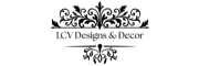 LCV Designs & Decor Logo Main 180px x 60px