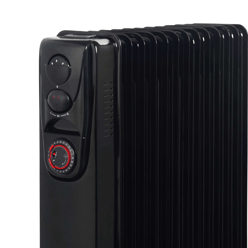 https://www.lcvdesignsndecor.co.za/shop/home-essentials/home-comfort/heating-solutions/13-fin-oil-heater-2500w-black-with-timer/ 13 Fin Oil Heater 2500W – Black – With Timer Close-up