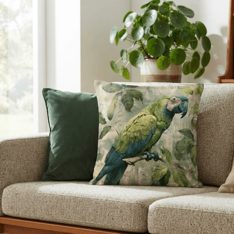https://www.lcvdesignsndecor.co.za/shop/decor/parrot-scatter/ Parrot Scatter Cushion Lifestyle