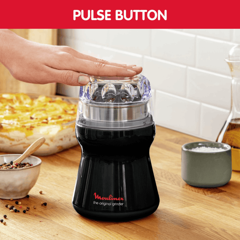 https://www.lcvdesignsndecor.co.za/shop/kitchen-dining/coffee-tea-essentials/moulinex-coffee-grinder-black/ Moulinex Coffee Grinder Black - Pulse Button