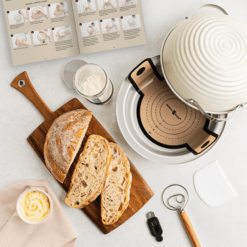https://www.lcvdesignsndecor.co.za/shop/kitchen-dining/baking-essentials/bakeware/bread-loaf-tins/nordic-ware-bread-baking-kit-simply-sourdough-9pc/ Nordic Ware Bread Baking Kit - Simply Sourdough 9PC - Lifestyle