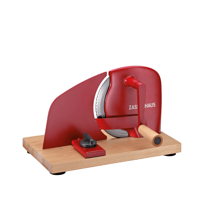 https://www.lcvdesignsndecor.co.za/shop/kitchen-dining/cooking-essentials/prep-tools/cutting-tools/zassenhaus-bread-slicer-pure-red/ Zassenhaus Bread slicer PURE Red Main