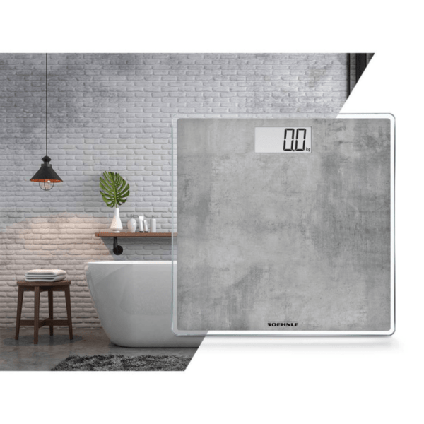 Soehnle SSC 300 Bathroom Scale 180kg Concrete 800 x 800px-2-min