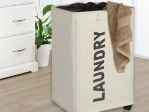 Quadro Laundry Basket 79L Beige