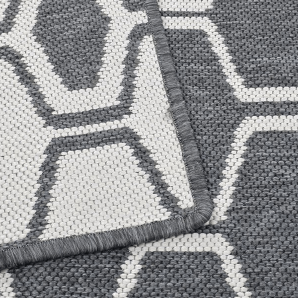 Connection Grey Rug Reverse Image
