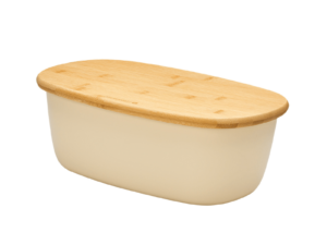 Zassenhaus Oval Loft Bread Box Cream Lid on