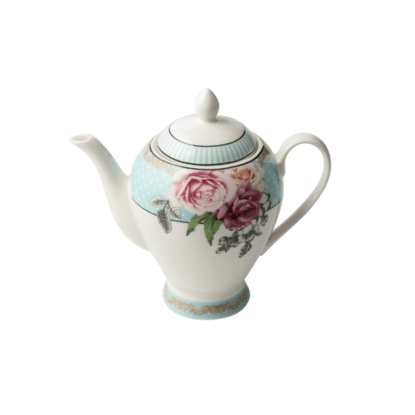 Wavy Rose Teapot