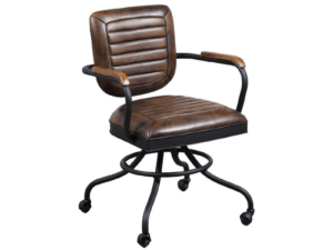 Kairo Leather Chair 59x59x85cm Front View