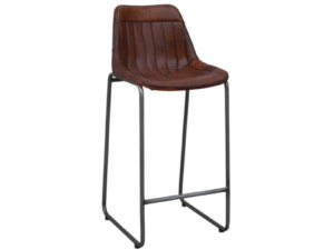 Khanye Leather Bar Chair 46x50x106cm