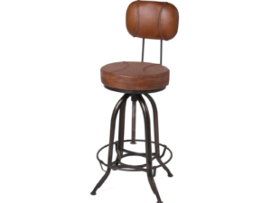 Kingston Leather Bar Chair 58x58x102cm