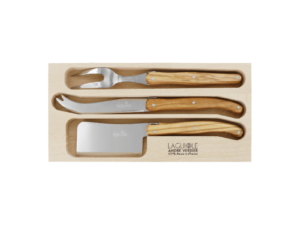 Andre V Cheese Fork Set 3PC Olive Wood