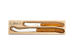 Andre V Cheese Set 2PC-Olive Wood