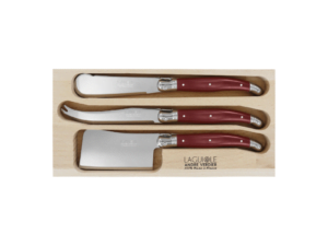 Andre V Cheese Set 3PC-Cherry Red