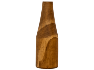 Dairy Bottle Pine Vase Cognac