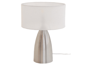 Silver Cone Table Lamp